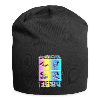 Awesome since 1989. Wakeboard Lifestyle - Jersey Beanie - black - Front