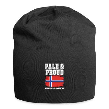 Norwegen - Jersey-Beanie - Schwarz - Vorne