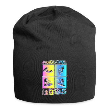 Awesome since 1985. Wakeboard Lifestyle - Jersey Beanie - black - Front