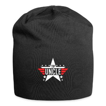 Top Onkel - Jersey-Beanie - Schwarz - Vorne