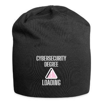 Cybersécurité - Informaticiens en sécurité des TI - Bonnet en jersey - noir - Devant