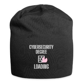 Cybersecurity - IT-Sicherheit Informatiker - Jersey-Beanie - Schwarz - Vorne