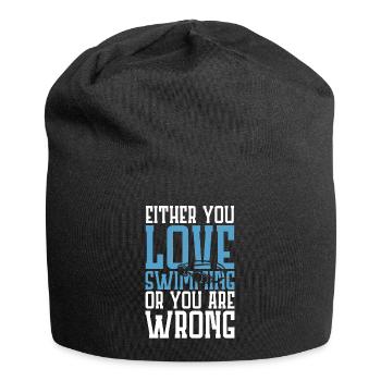Nageur Nageant Dicton - Bonnet en jersey - noir - Devant