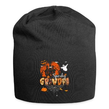 Spooky Grandpa Halloween Grusel Geschenk - Jersey-Beanie - Schwarz - Vorne
