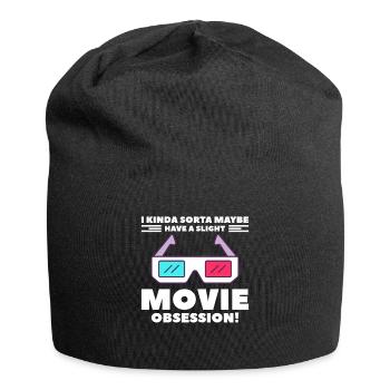 J’ai peut-être une légère obsession cinématographique - Bonnet en jersey - noir - Devant
