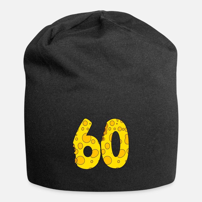 60 ans - Cadeau de 60e anniversaire - 1960 - Bonnet en jersey - noir