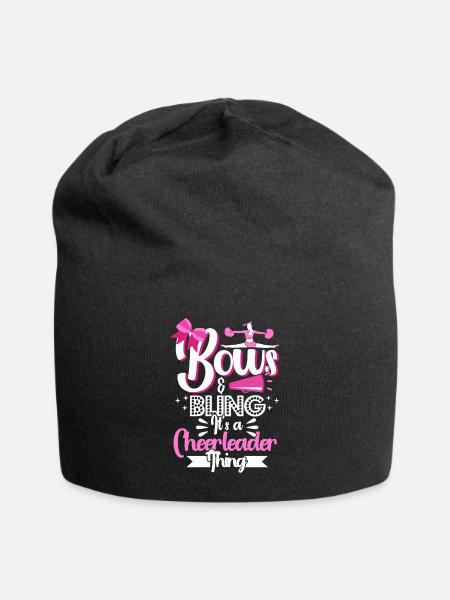 Cheerleading Cheerleader Cheering Team Cheer Coach - Jersey-Beanie - Schwarz