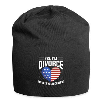Divorce Crise conjugale - Bonnet en jersey - noir - Devant