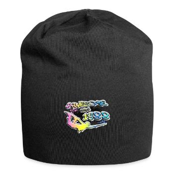 Génial depuis 1988. Style de vie Wakeboard - Bonnet en jersey - noir - Devant