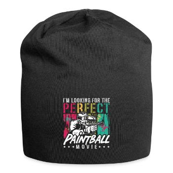 Paintball Je cherche Airsoft Paintball Player - Bonnet en jersey - noir - Devant