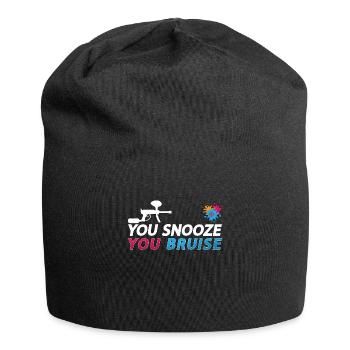 Paintball You Snooze You Splatter Paintball Player - Bonnet en jersey - noir - Devant