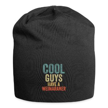Cool Guys have a weimaraner - Jersey-Beanie - Schwarz - Vorne