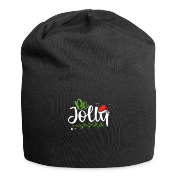 Being tipsy at Christmas - Jersey Beanie - black - Front