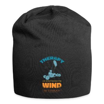 Strand-Kite Windracer Land-Kite Kite-Strandsegler - Jersey-Beanie - Schwarz - Vorne