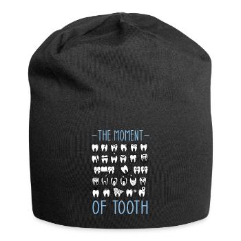 Die Stunde der Wahreit verschiedene Zähne für - Jersey-Beanie - Schwarz - Vorne