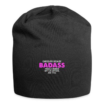 Soignant Infirmier soignant - Bonnet en jersey - noir - Devant