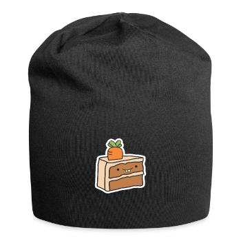 Gâteau aux carottes Gâteau aux carottes sucré - Bonnet en jersey - noir - Devant