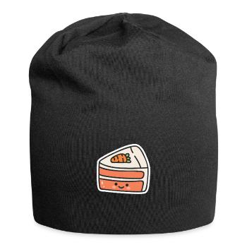 Gâteau aux carottes Gâteau aux carottes sucré - Bonnet en jersey - noir - Devant