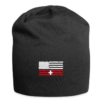 Suisse Amérique - Bonnet en jersey - noir - Devant