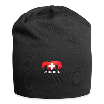 Suisse Zurich Swiss Swiss Alpes Cadeau - Bonnet en jersey - noir - Devant