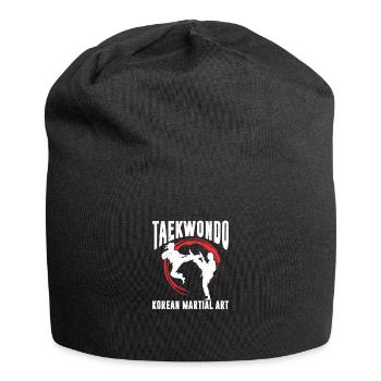 Taekwondo Tae Kwon Do Kampfsport Geschenk - Jersey-Beanie - Schwarz - Vorne