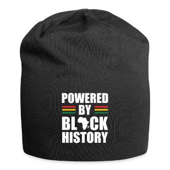 Powered By Black History Independence Day - Jersey Beanie - black - Front