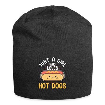 Hotdog Food Lover Hotdogs Contest Hotdog-verkäufer - Jersey-Beanie - Anthrazit - Vorne