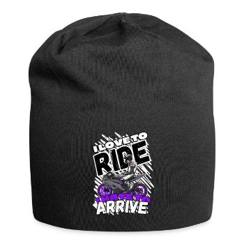 Motorcycle Lifestyle / Motorcycle / Motorcycle biker - Jersey Beanie - black - Front