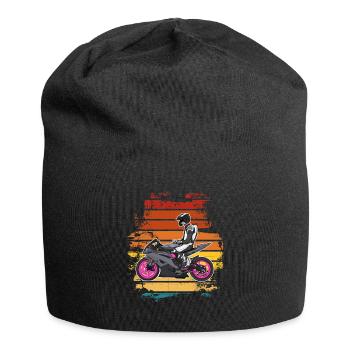 Moto Lifestyle / Moto / Moto motard - Bonnet en jersey - noir - Devant
