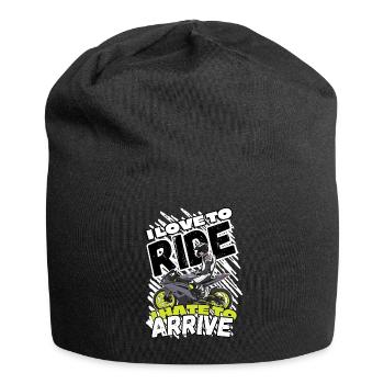 Motorcycle Lifestyle / Motorcycle / Motorcycle biker - Jersey Beanie - black - Front