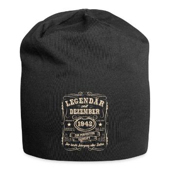 Legenden Dezember 1942 Geboren Jahrgang 1942 - Jersey-Beanie - Schwarz - Vorne