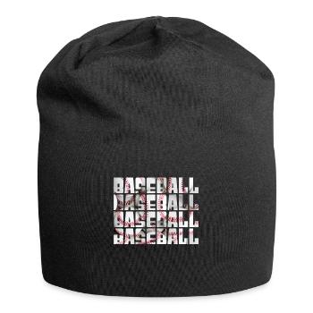 baseball - Jersey-Beanie - Schwarz - Vorne