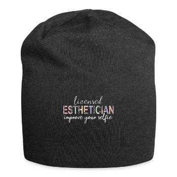 Improve Beauty Skin Therapist Licensed Esthetician - Jersey-Beanie - Anthrazit - Vorne