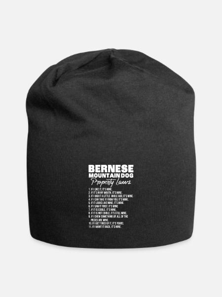 Bouvier bernois - Bonnet en jersey - noir