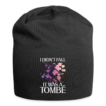 Je ne suis pas tombé, c’était un ballet tombé - Bonnet en jersey - noir - Devant