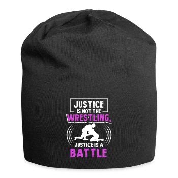 Wrestling Wrestling Wrestle Fighters - Jersey Beanie - black - Front