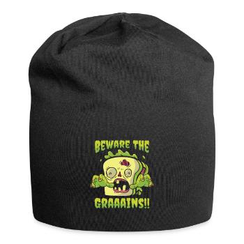 Halloween-Sandwich Zombie-Sandwich-Liebhaber - Jersey-Beanie - Schwarz - Vorne