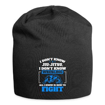 Wrestling Wrestle Combat - Jersey-Beanie - Schwarz - Vorne
