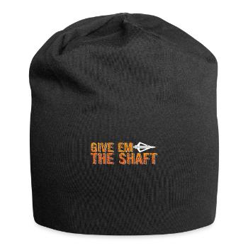 Bowhunting Give Them A Shaft Arrow Sport Bowhunter - Jersey-Beanie - Schwarz - Vorne