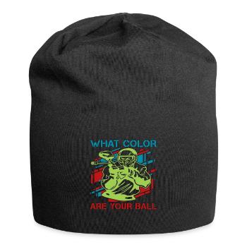 Paintball De quelle couleur sont Splatter Paintball Player - Bonnet en jersey - noir - Devant