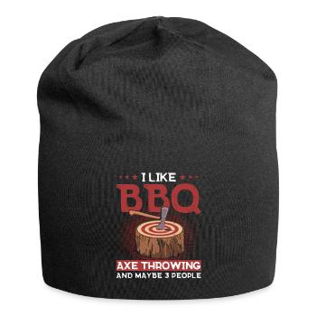 Axe Thrower Axe Throw Axe Gift - Jersey Beanie - black - Front