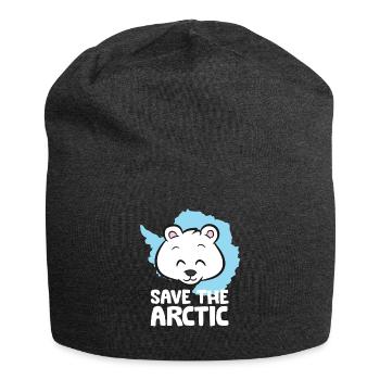Sauver le réchauffement climatique de l’Arctique - Bonnet en jersey - charbon - Devant