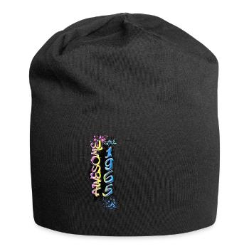 Génial depuis 1965 Motif de graffiti - Bonnet en jersey - noir - Devant