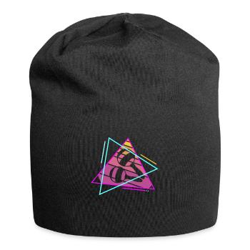 Retro Vintage Classic Maraca Player Instrument - Jersey Beanie - black - Front