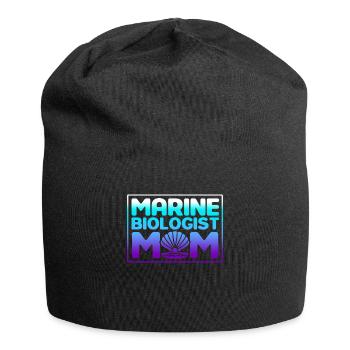 Marine Biologist Ocean Gift Marine Biology - Jersey Beanie - black - Front