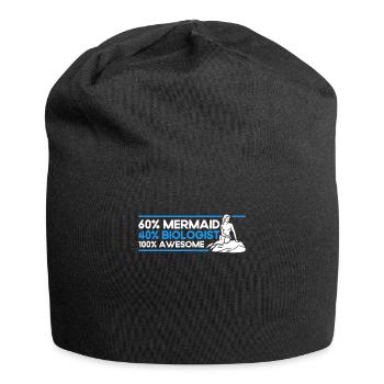 Marine Biologist Ocean Gift Marine Biology - Jersey Beanie - black - Front