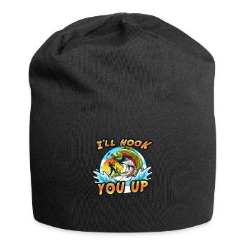 I`ll hook you up. Angel, Angler - Jersey-Beanie - Schwarz - Vorne