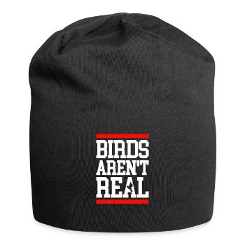 Birds aren't real Demonstration - Jersey Beanie - black - Front