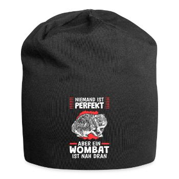 Wombats sind perfekt australisches Beuteltier - Jersey-Beanie - Schwarz - Vorne