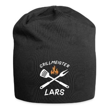 Grillmeister Lars - Jersey-Beanie - Schwarz - Vorne